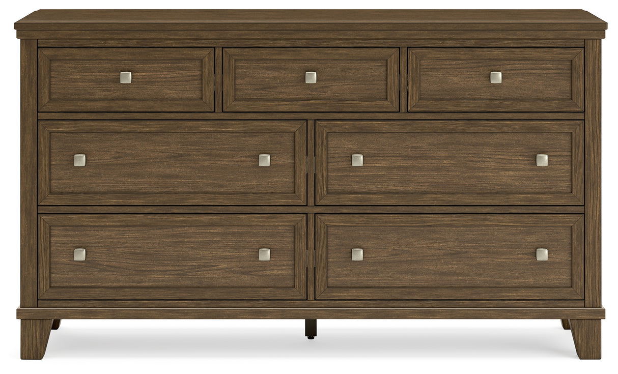 Shawbeck Dark Brown Dresser