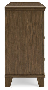 Shawbeck Dark Brown Dresser