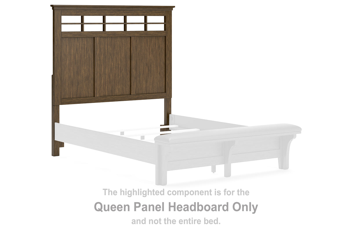 Shawbeck Dark Brown Queen Panel Headboard