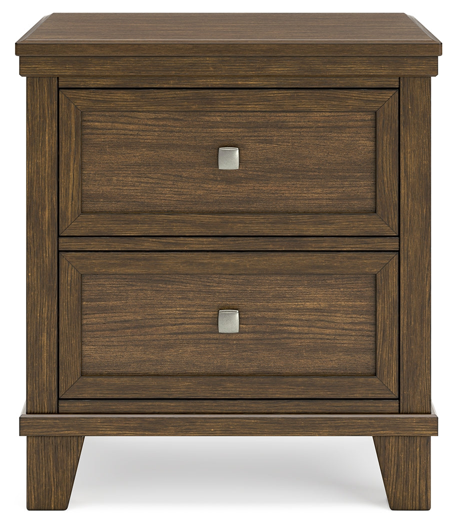 Shawbeck Dark Brown Nightstand