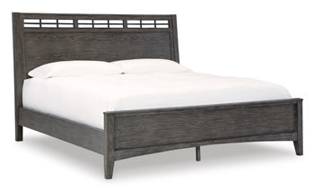 Montillan Grayish Brown King/California King Panel Footboard With Slats