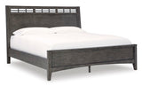 Montillan Grayish Brown King/California King Panel Headboard