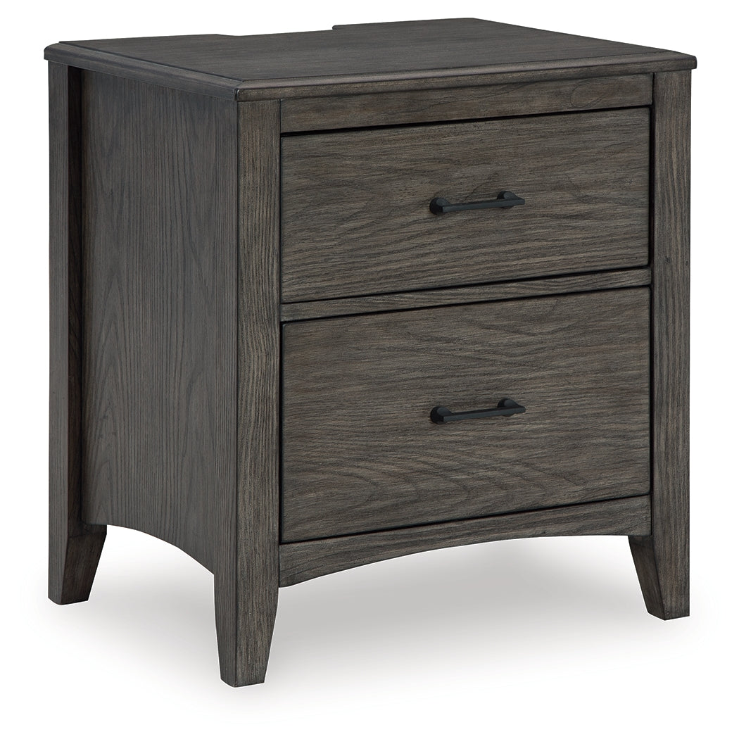 Montillan Grayish Brown Nightstand