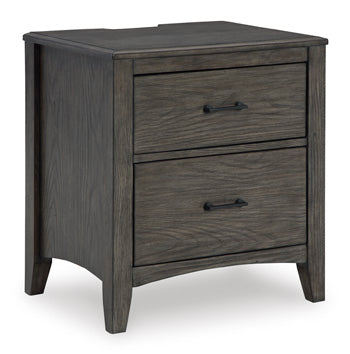 Montillan Grayish Brown Nightstand