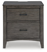 Montillan Grayish Brown Nightstand