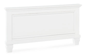 Fortman White Twin Panel Footboard