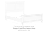 Fortman White Queen Panel Footboard