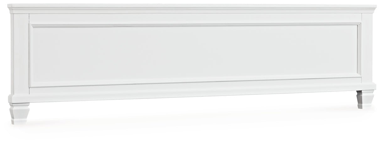 Fortman White King/California King Panel Footboard