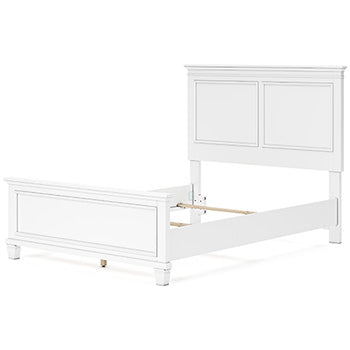 Fortman White Full Panel Footboard