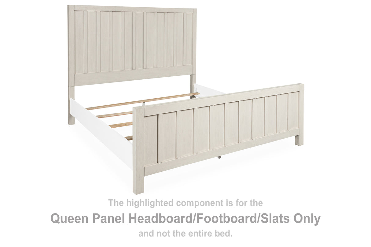 Shaybrock Queen Panel Headboard/Footboard/Slats