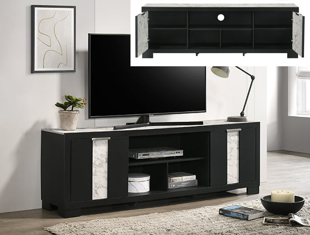 Rangley Black 72" TV Stand