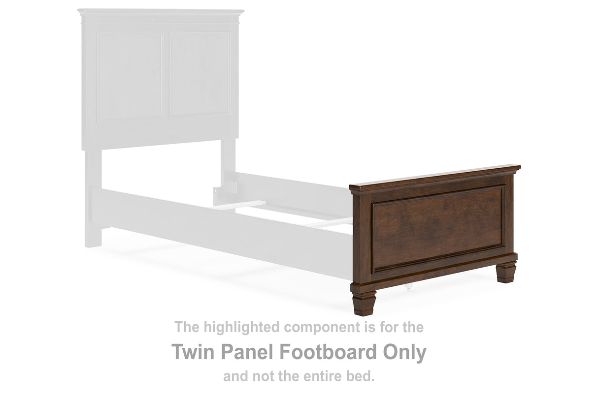 Danabrin Brown Twin Panel Footboard