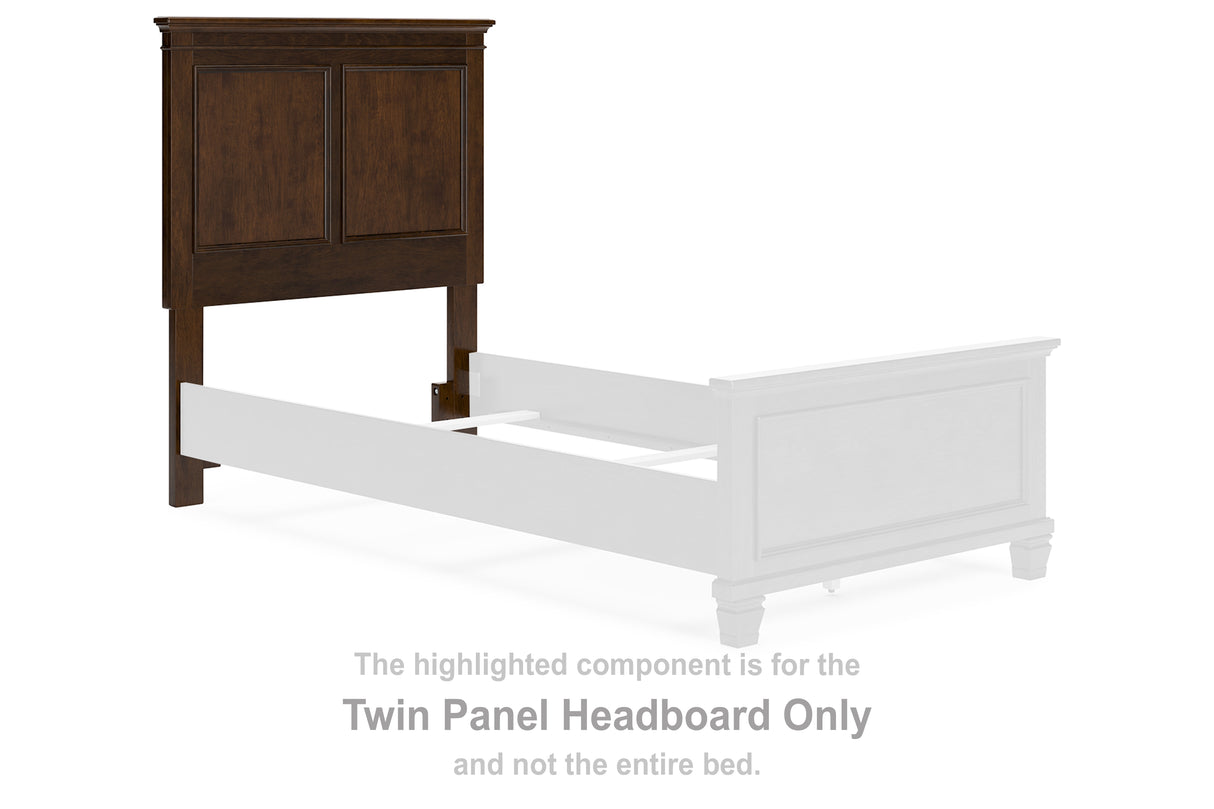 Danabrin Brown Twin Panel Headboard