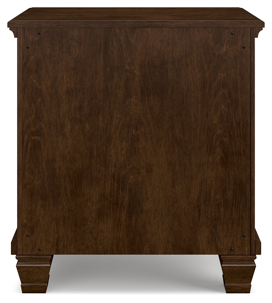 Danabrin Brown Nightstand