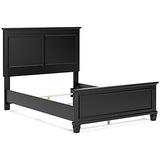 Lanolee Black Full Panel Headboard