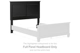 Lanolee Black Full Panel Headboard