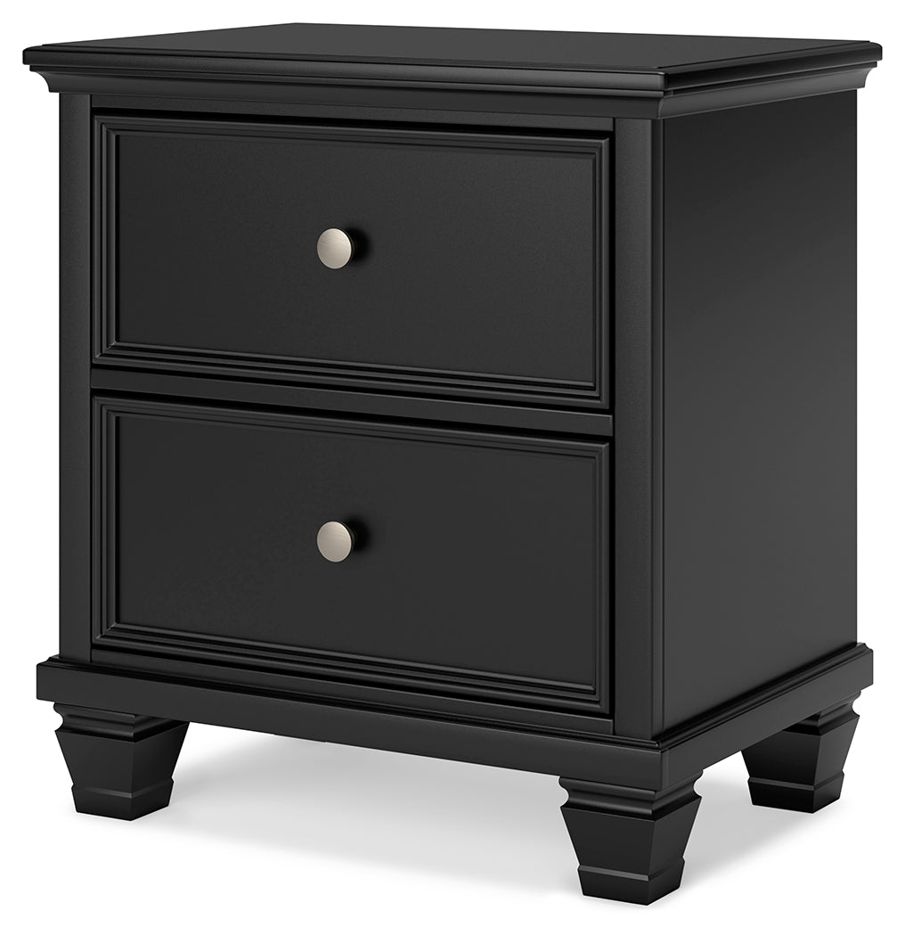 Lanolee Black Nightstand