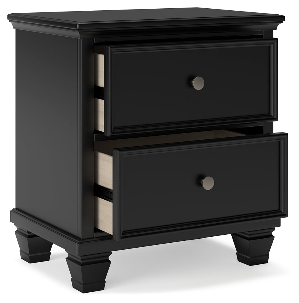 Lanolee Black Nightstand