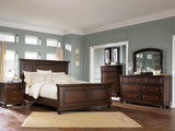 Porter King Panel Bed, Dresser, Mirror and Chest