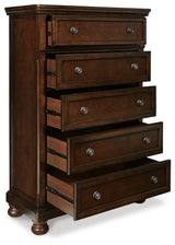 Porter Queen Panel Bed, Dresser, Mirror and Nightstand