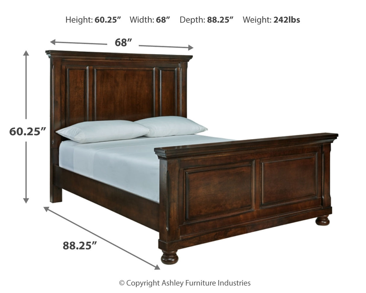 Porter Queen Panel Bed, Dresser, Mirror and Nightstand