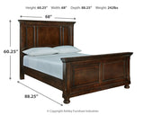 Porter Queen Panel Bed, Dresser, Mirror and Nightstand