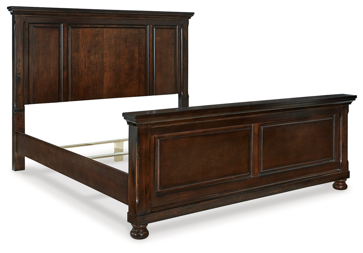 Porter King Panel Bed, Dresser, Mirror, Chest and Nightstand