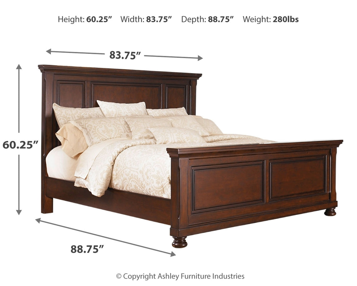 Porter King Panel Bed, Chest and 2 Nightstands