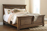 Flynnter Medium Brown King/California King Panel Headboard