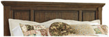 Flynnter Medium Brown King/California King Panel Headboard