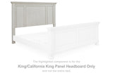 Robbinsdale Antique White King/California King Panel Headboard