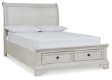 Robbinsdale Full Sleigh Storage Bed