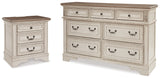 Realyn Dresser and 2 Nightstands