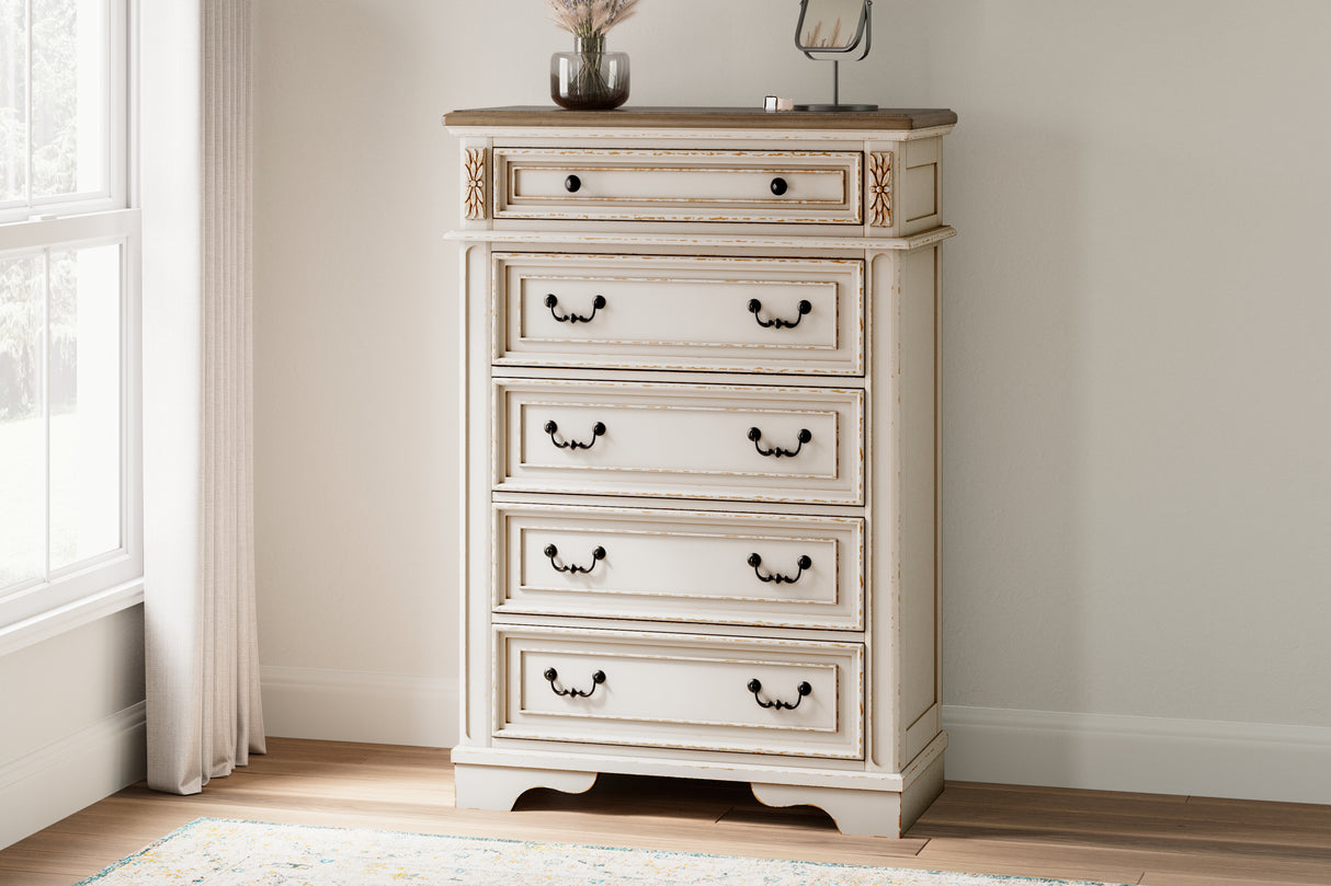 Realyn Two-Tone Chest Of Drawers