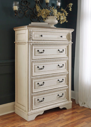 Realyn Two-Tone Chest Of Drawers