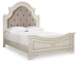 Realyn Queen Upholstered Panel Bed