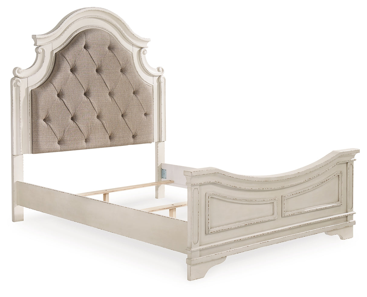 Realyn Queen Upholstered Panel Bed