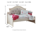 Realyn Chipped White Twin Day Bed