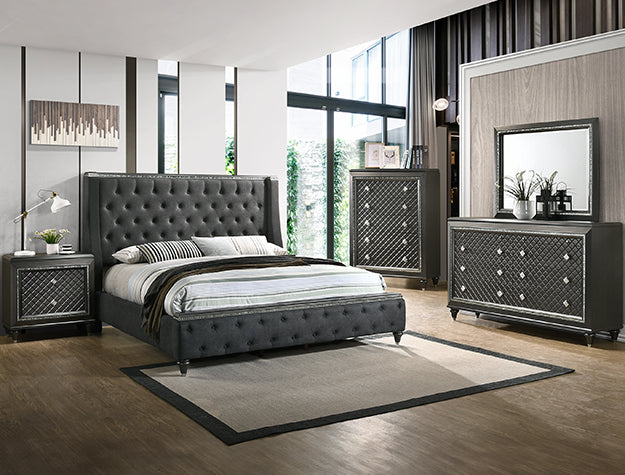 Giovani King Headboard + Wing