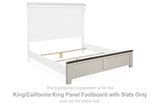 Darborn Gray/Brown King/California King Panel Footboard