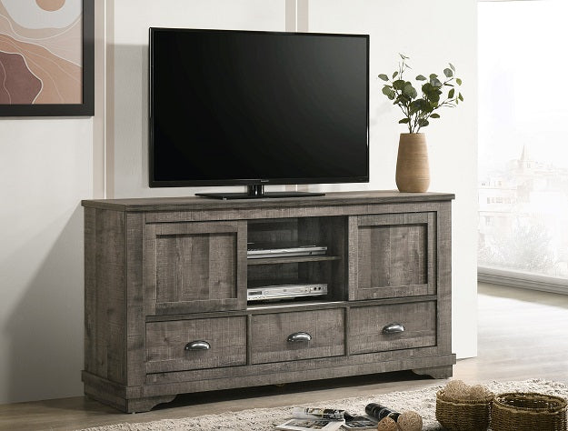 Coralee - Tv Stand - Dark Brown