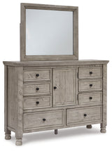 Harrastone Dresser and Mirror