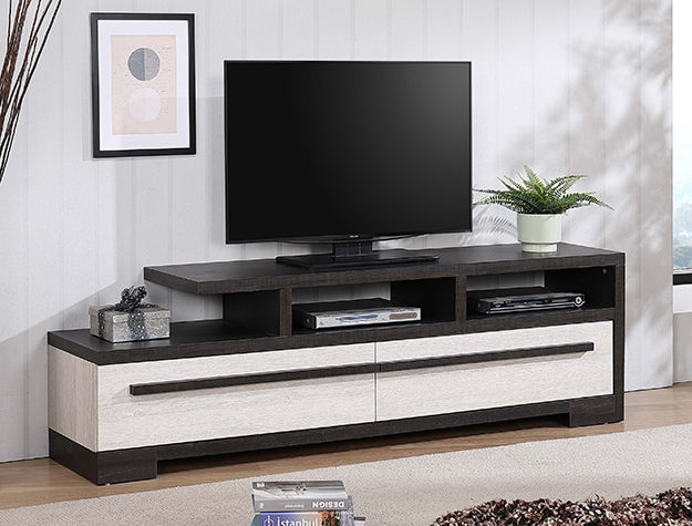 Remington Black/White 72" TV Stand