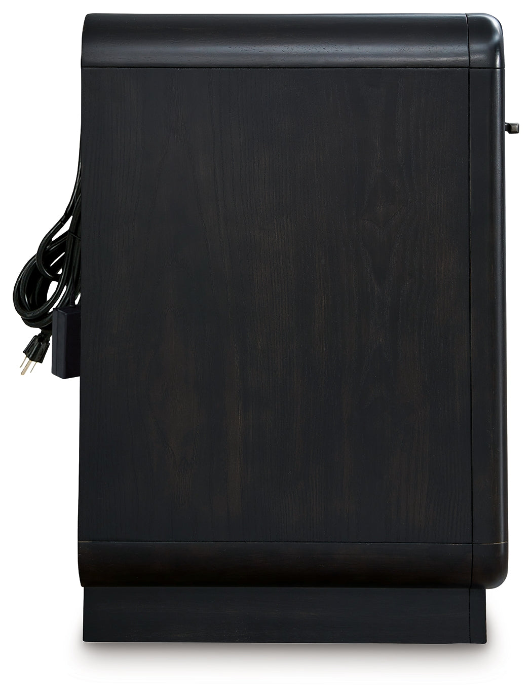 Roanhowe Black Nightstand