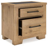 Galliden Light Brown Nightstand