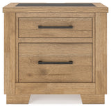 Galliden Light Brown Nightstand