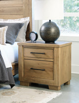 Galliden Light Brown Nightstand