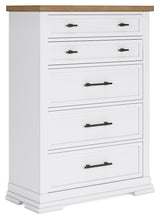 Ashbryn White/Natural Chest Of Drawers