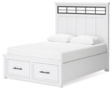 Ashbryn Queen Panel Storage Bed