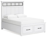 Ashbryn Queen Panel Storage Bed